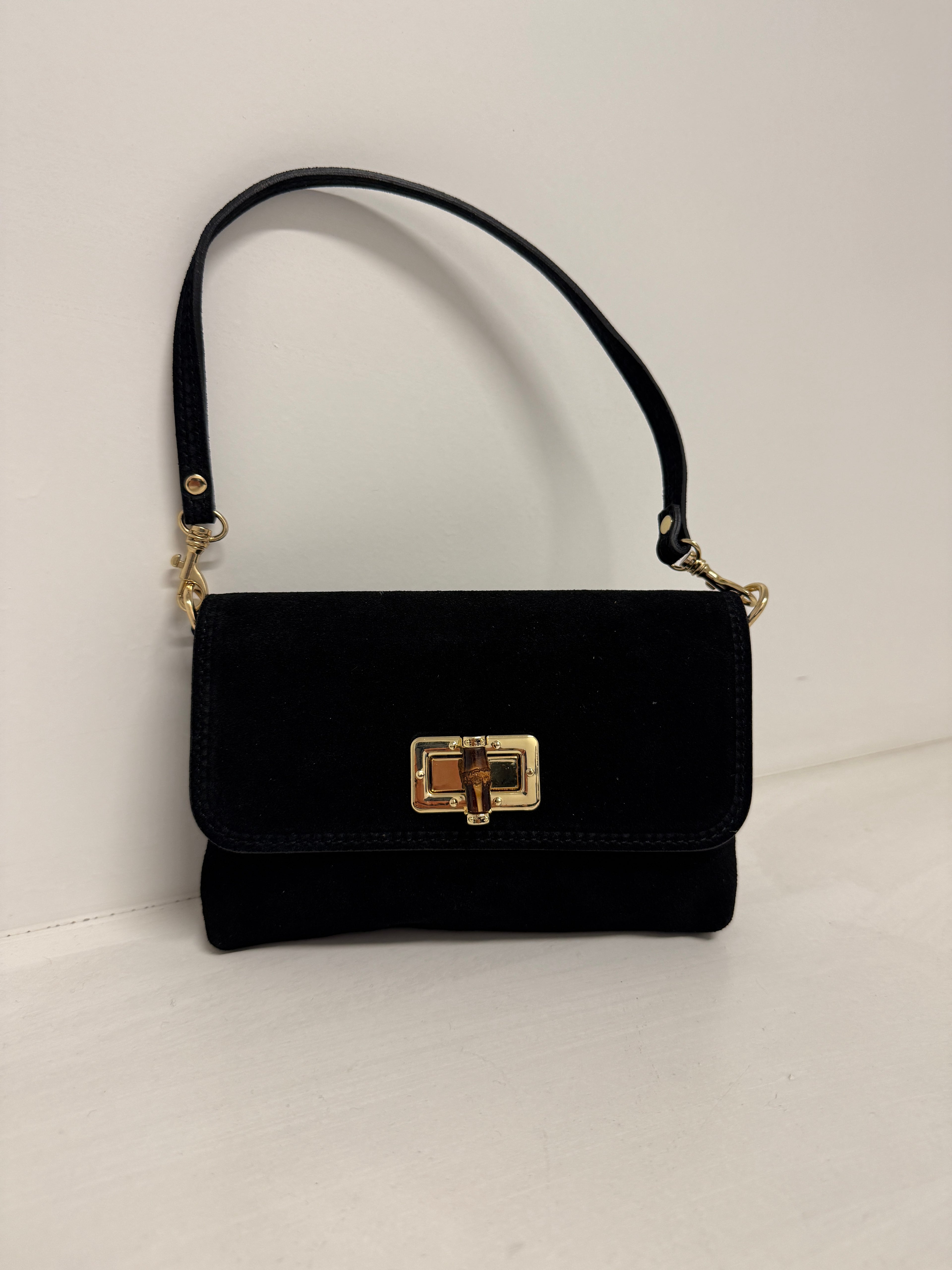 Borsetta in Pelle Scamosciata