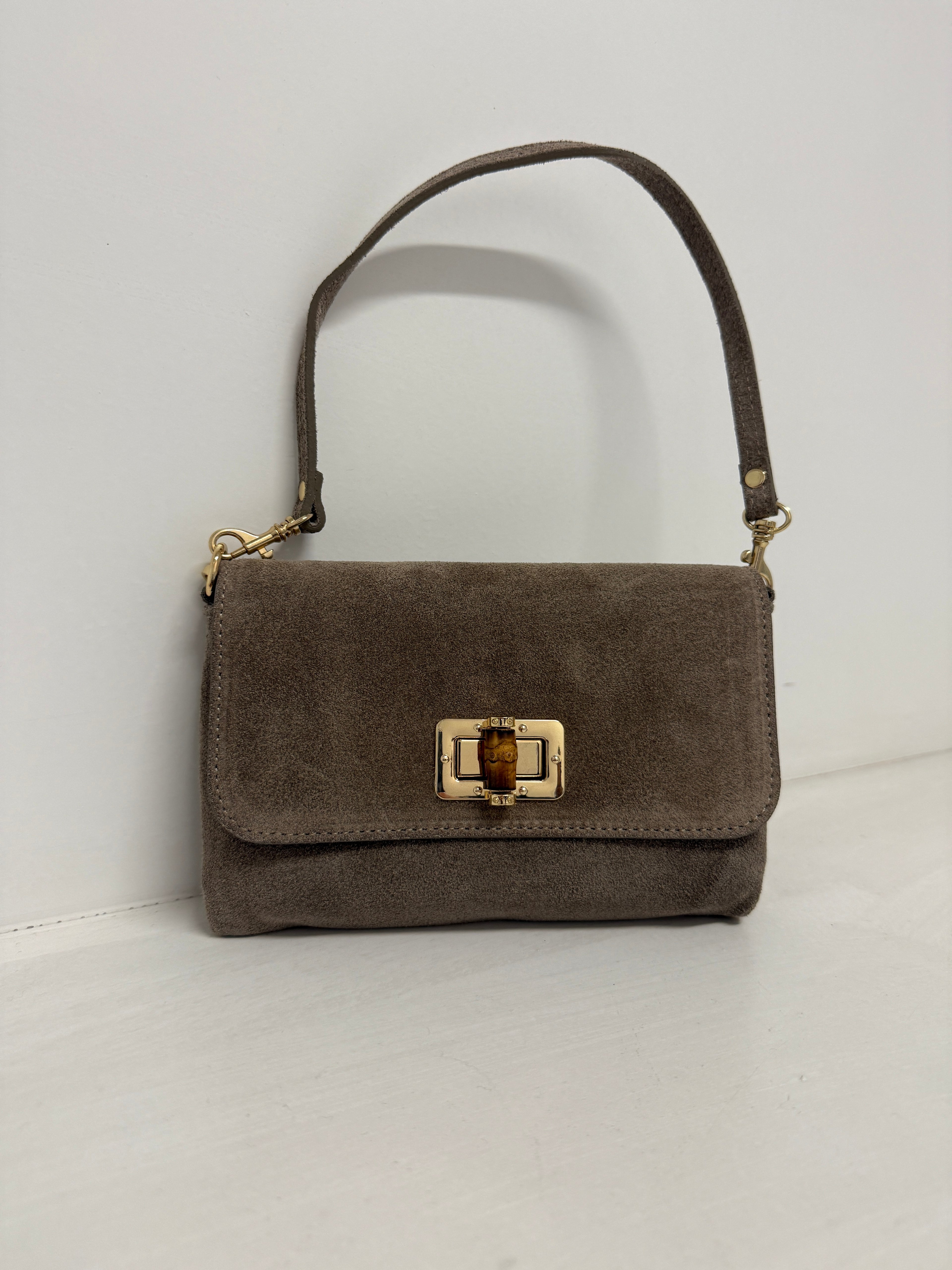 Borsetta in Pelle Scamosciata