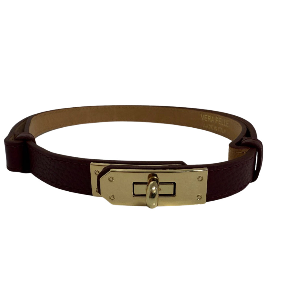 Cintura in Pelle Allungabile