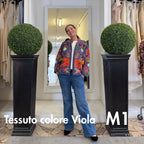 Suzani Indiano Estivo Viola con Ricami