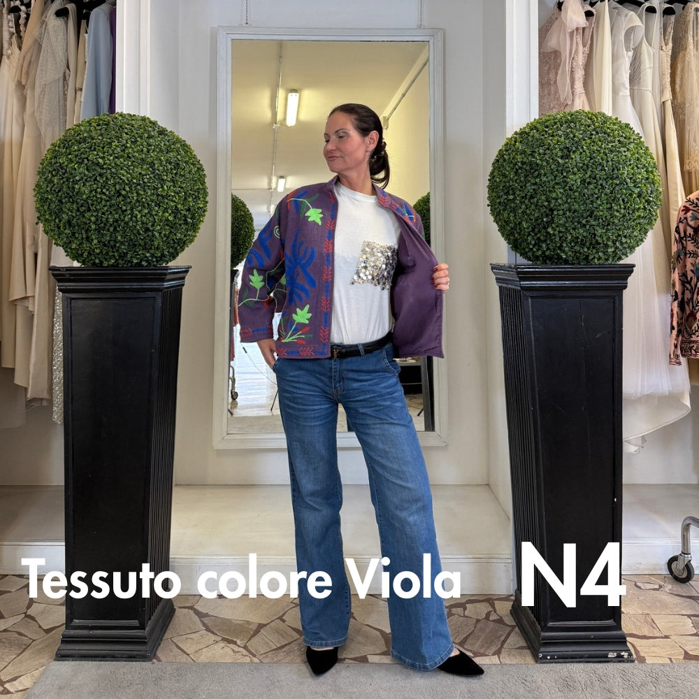 Suzani Indiano Estivo con Ricami