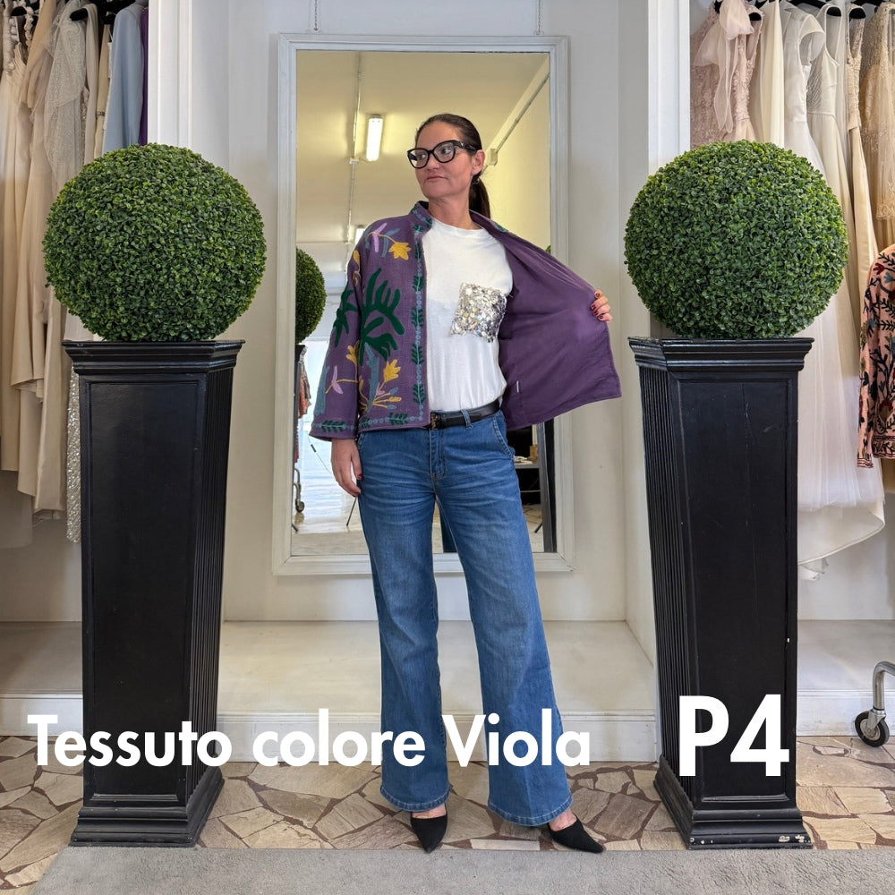 Suzani Indiano Estivo con Ricami