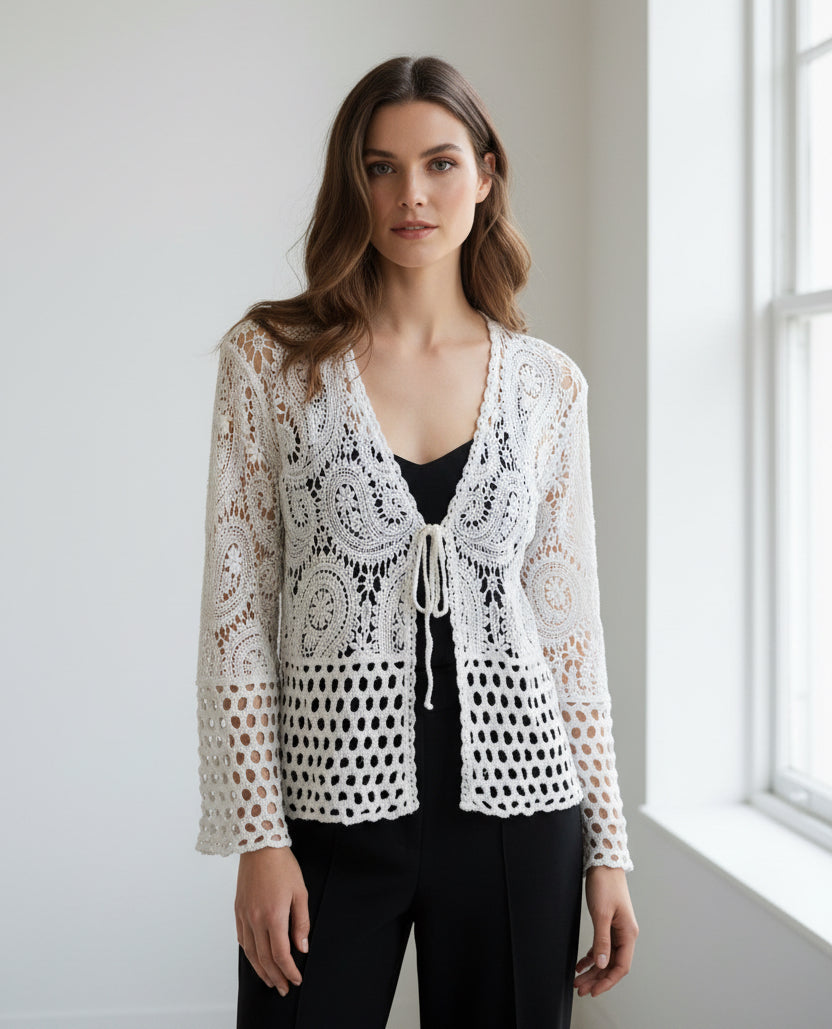 Giacchino Crochet Traforato