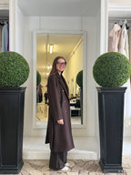 Cappotto Lungo Doppio Petto con Cintura LiLu