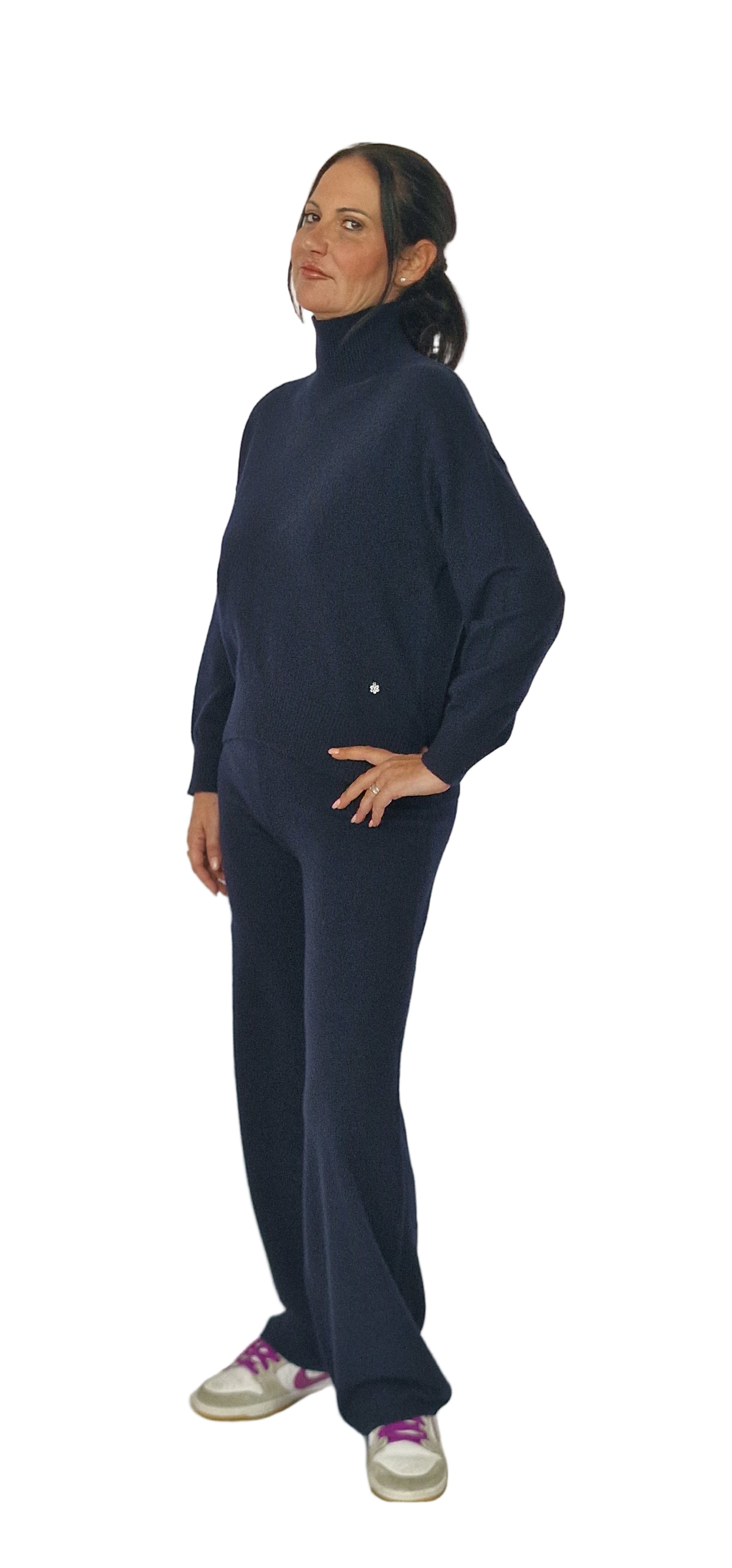 Pantalone misto cashmere