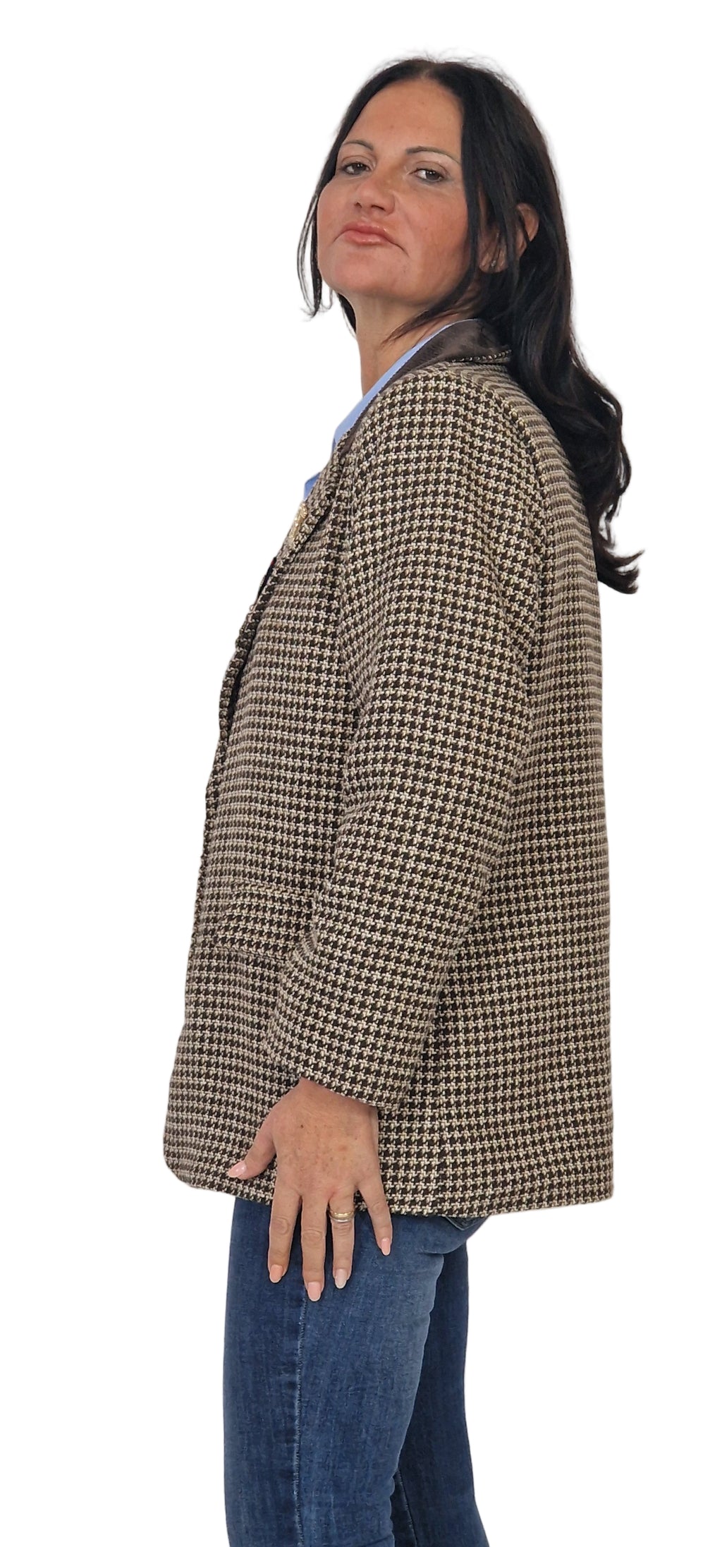 Giacca quadri orsetto