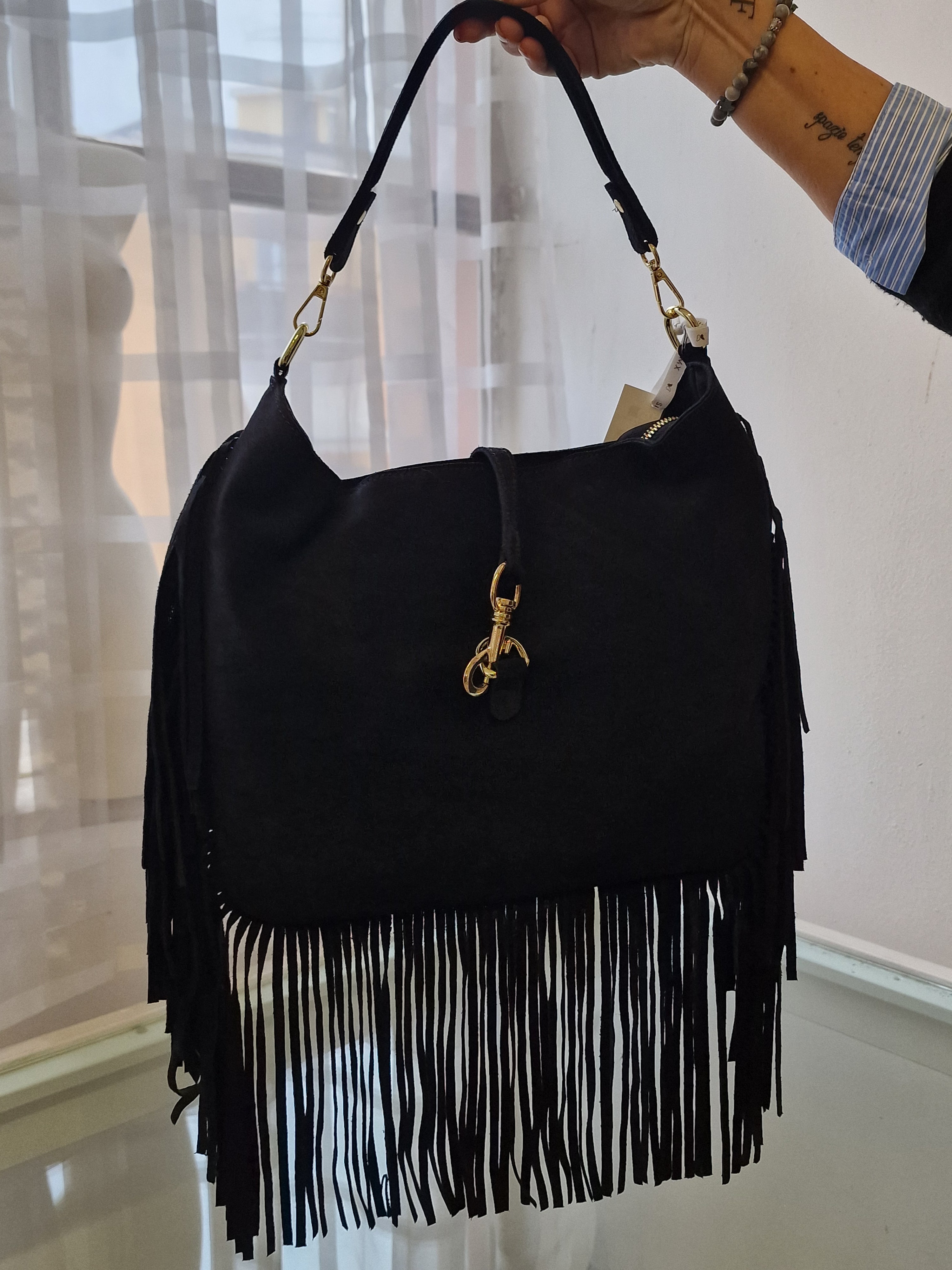 Borsa con frange