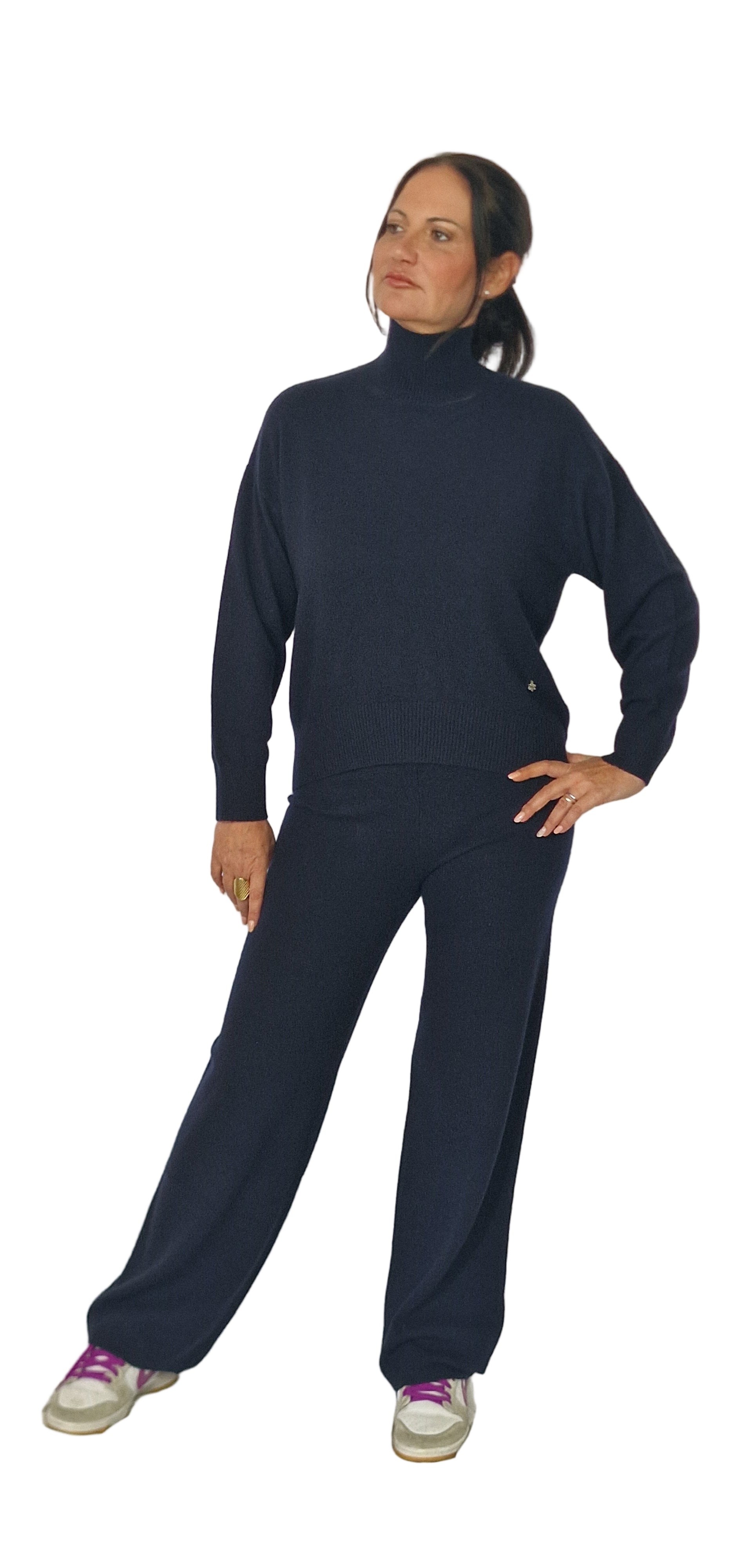 Pantalone misto cashmere