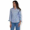 Camicia Sfiancata a Righe in Cotone Popelie